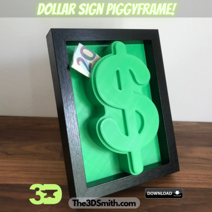 Dollar Sign PiggyFrame