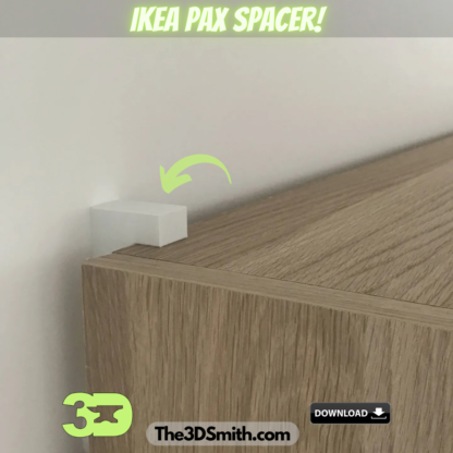 Spacer Ikea Pax Wardrobe (for flooring skirting)